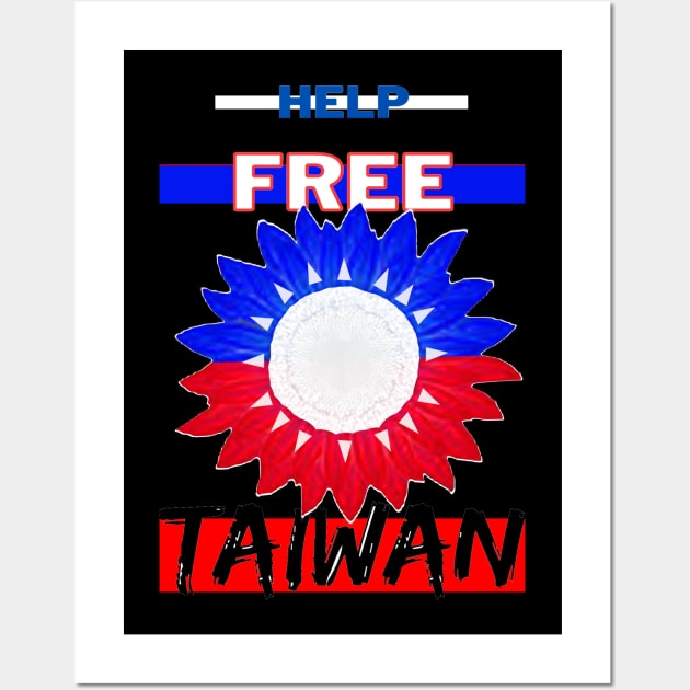 Help free Taiwan from the Chinese threat of invasion Wall Art by Trippy Critters